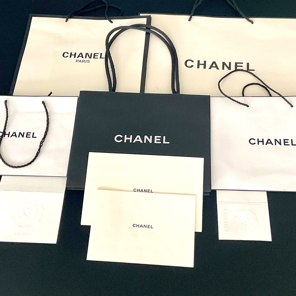 🔥5 CHANEL GIFT BAGS 100% REAL